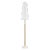 Coastal Mitzi Mariana Rattan 2-Light Floor Lamp, Textured White For Sale - Image 3 of 3