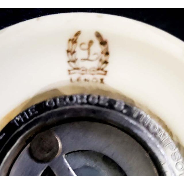 Lenox Lenox China Rhodora Pattern Salt & Pepper Grinder - Roses For Sale - Image 4 of 4