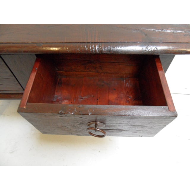 Antique Oak Spanish Sidetable For Sale - Image 6 of 14