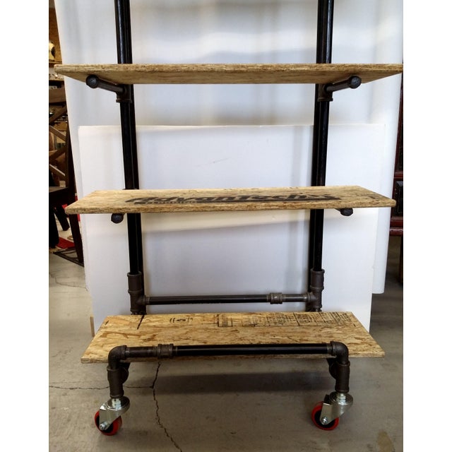 Adjustable Black Pipe Shelf Unit Chairish