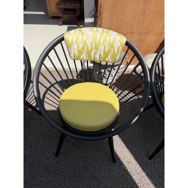 Modern Chairs with Lime Green Upholstery, 2000s, Set of 4 For Sale - Image 6 of 11