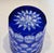 Blue Bohemian Czech Crystal Cobalt Blue Tumblers by Ajka Hungary Set of 5 For Sale - Image 8 of 10