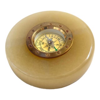 Vintage Stone Compass For Sale
