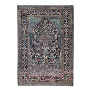 Antique Tehran Rug 4'10'' x 6'11'' For Sale