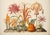 Set of 4 Botanical Prints — Hortus Floridus Style Flowers, Unframed For Sale - Image 6 of 9