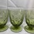 Mid-Century Modern 1960s Mid-Century Modern Fostoria Mesa Olive Green Footed Juice/Wine Glasses - Set of 4 For Sale - Image 3 of 4