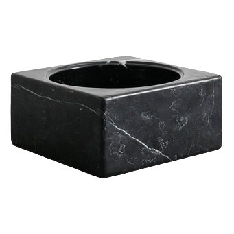 Danish Decorative Black PK Bowl or Ashtray in Black Marble by Poul Kjaerholm For Sale