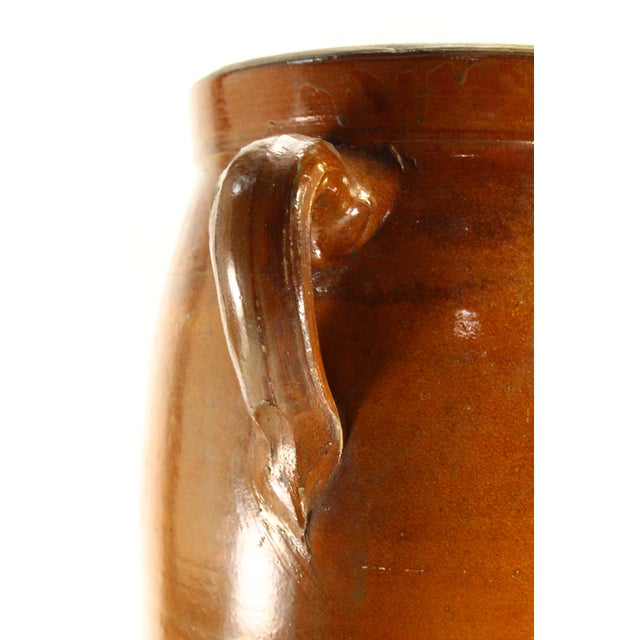 19th C. Southern Pottery Crock Butter Churn, Alkaline Glaze, Alabama For Sale - Image 12 of 18