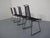 Black Metal Chairs from Rolf Rahmlow, Germany, 1980s, Set of 4 For Sale - Image 8 of 17