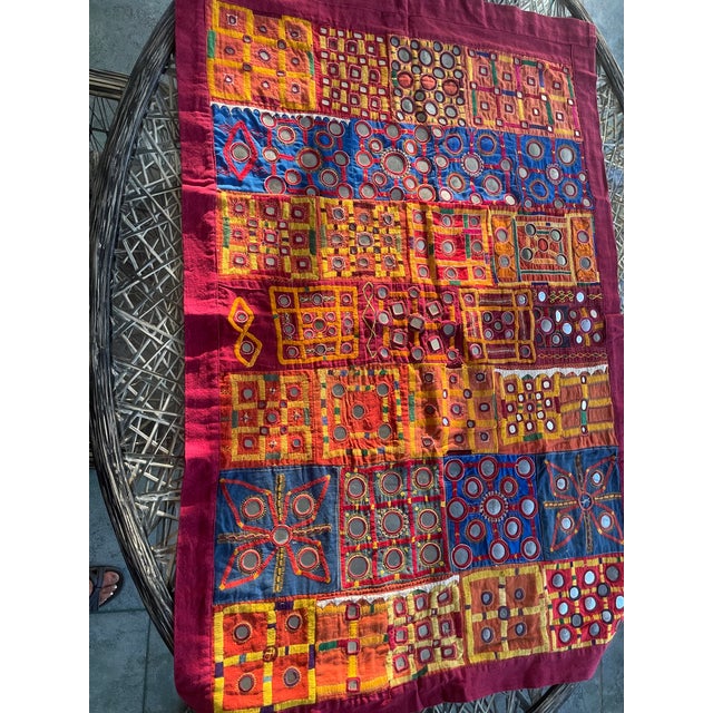 Tribal Indian Bajara Tribal Wall Tapestry For Sale - Image 3 of 5