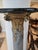 Ornate French Style Louis 16th Gray Marble and Bronze Pedestal For Sale - Image 4 of 9