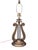 Vintage Chelsea House Neoclassical Lyre Table Lamp With Lamp Shade For Sale - Image 9 of 18