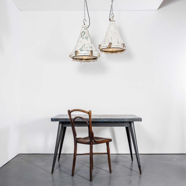 : 1970’s large scale nautical ships lamps – pair. Sadly we don’t know the manufacturer, the lamps are made from heavy cast...