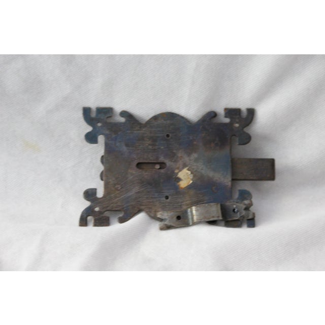 Wrought Iron Door Lock, 1950s For Sale - Image 11 of 18