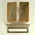 Gold Brutalist Bronze Push Pull Door Handles and Letterbox with Dynamic Relief, 1970s, Set of 3 For Sale - Image 8 of 18