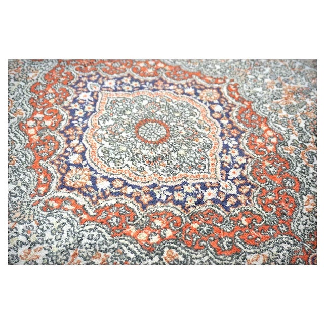 Vintage Sino-Persian Hereke Silk 3x5 Ivory, Red & Purple Handmade Area Rug #1144265 For Sale - Image 14 of 16