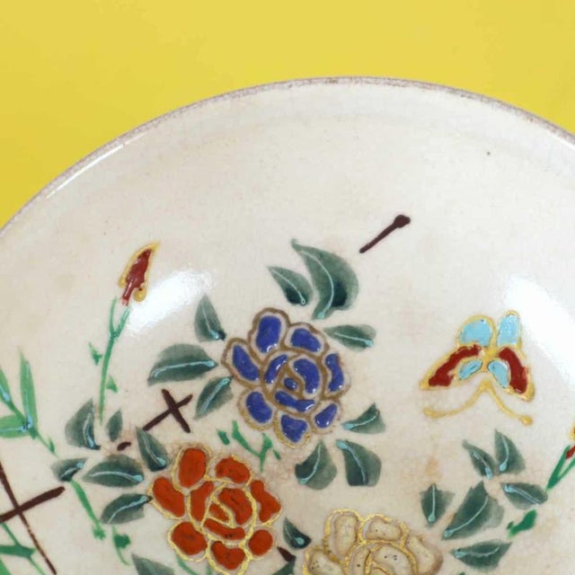 Antique Asian Glazed Ceramic Bowl, 1900s For Sale - Image 4 of 9