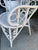 Mid 20th Century Vintage Painted Wicker Chair For Sale - Image 9 of 10
