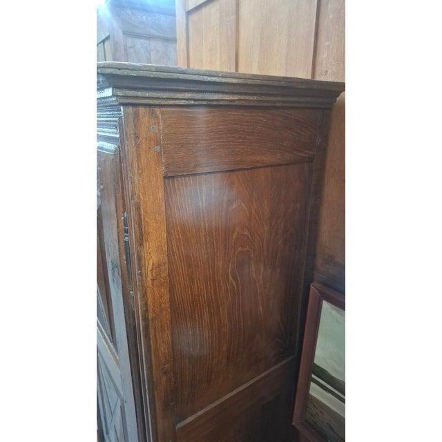 Brown Small Antique Louis XIII Cabinet, 1890 For Sale - Image 8 of 10