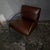 2020s Global Views Swoop Chair in Lava Brindisi Leather & Bronze Iron For Sale - Image 5 of 10
