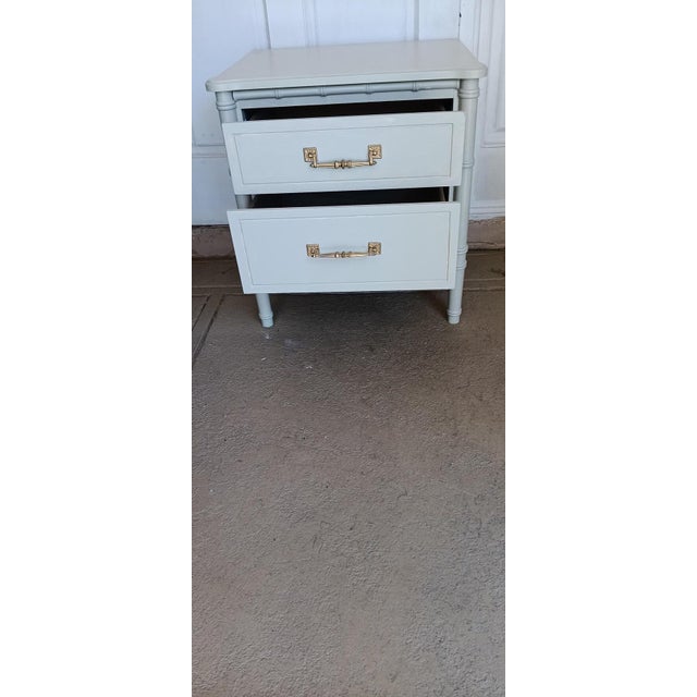 1970s Hollywood Regency Nightstand For Sale In Naples, FL - Image 6 of 7