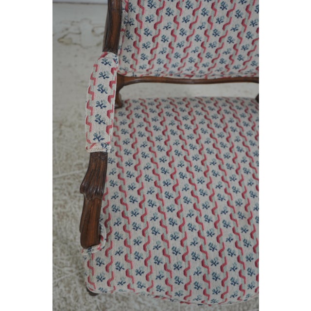 Pair Don Rousseau French Louis XV Open Armchairs For Sale In Philadelphia - Image 6 of 18