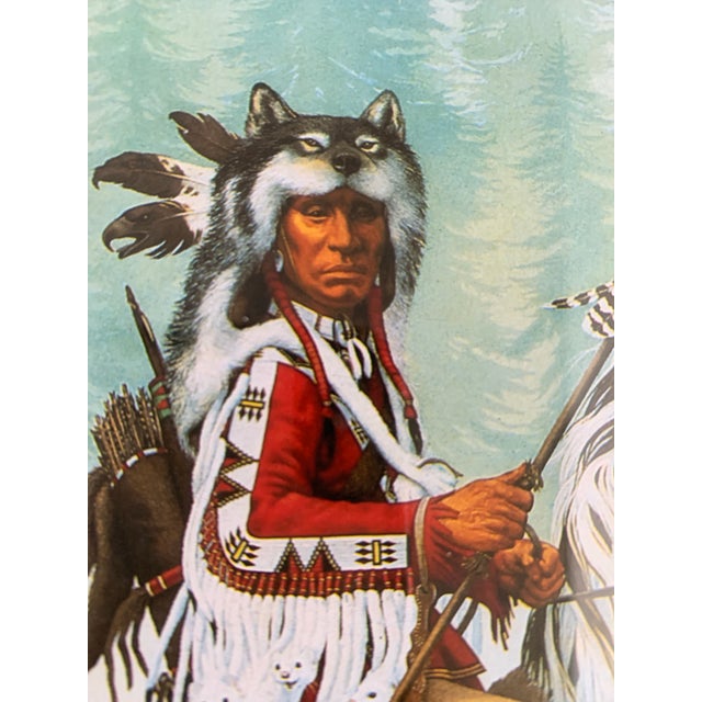 1980s Bev Doolittle “Guardian Spirits” - A Pair in One Frame For Sale In Phoenix - Image 6 of 9