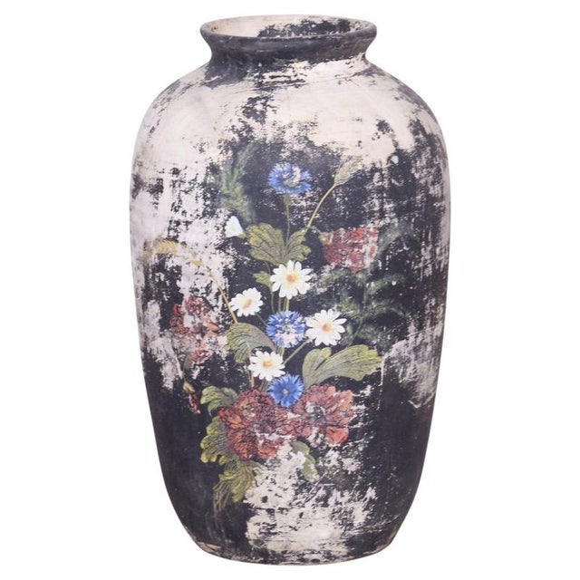 Gray Vintage Art Deco Vase in Ceramic, Czech, 1920s For Sale - Image 8 of 8