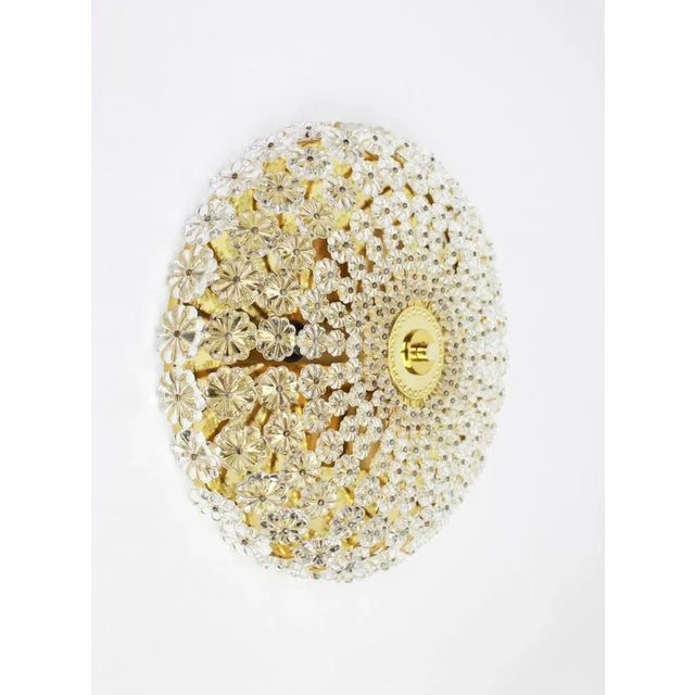Nice flower shaped wall sconce or flush mount designed by emil stejnar, austria, 1960s. High quality and in very good...
