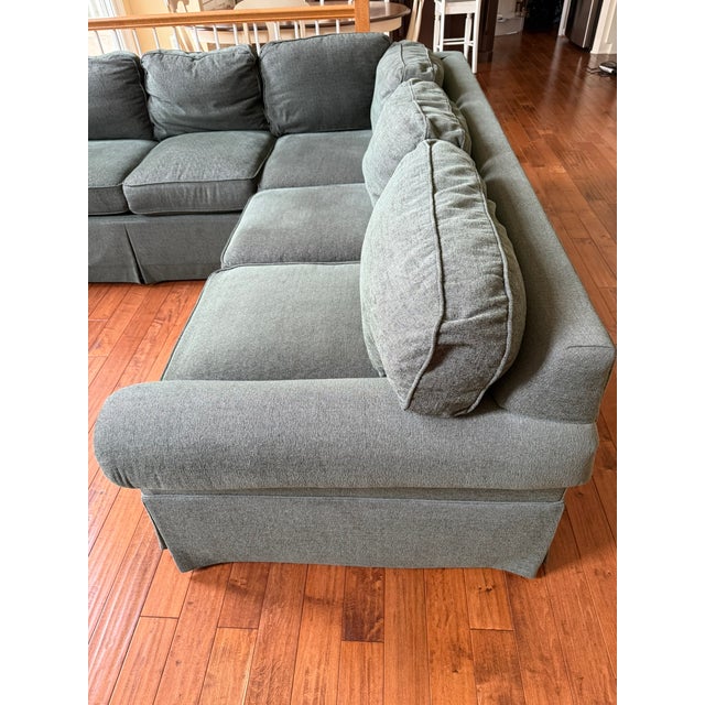 2000 - 2009 Kravet Custom Two-Piece Sectional Sofa For Sale - Image 5 of 5
