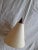 Vintage Height-Adjustable Ceiling Lamp with Mounting and Counterweight in Teak with a Cream-Colored Paper Screen, 1970s For Sale - Image 3 of 8