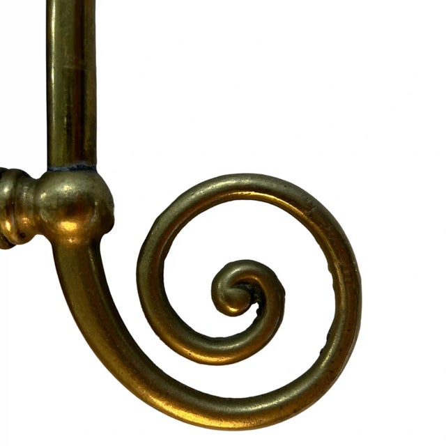 Victorian Early 20th Century Victorian Era Brass Mirror For Sale - Image 3 of 4