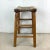 Wood Vintage Rush Seat Counter Stool For Sale - Image 7 of 12