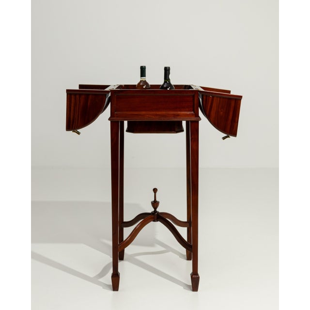 Mid 20th Century 20th Century English Tall Wooden High Bar Table Stand For Sale - Image 5 of 18