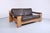 Brutalist Light Oak and Dark Leather Sofa by Harry de Groot for Leolux, 1970s For Sale - Image 14 of 18