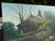 Vintage Original Landscape Painting of a Rustic Cottage & Garden, Signed For Sale - Image 4 of 10
