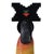 Gemstone Rain Cloud Kachina Sculpture by Pedro Jimenez Iii, Blue Elk, Stone Inlay, 18" For Sale - Image 7 of 15