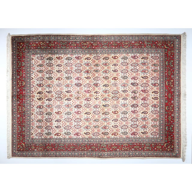Tribal High Wool on Cotton Turkish Hereke Rug -5' 6'' X 8' 6'' For Sale - Image 3 of 13