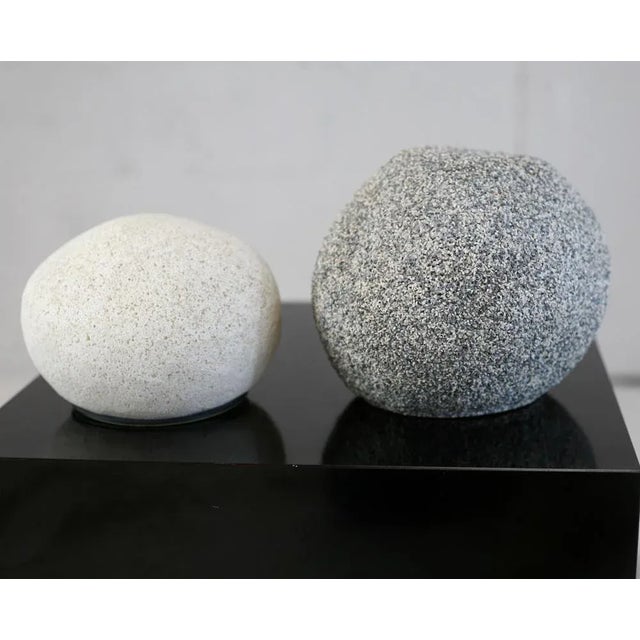 Resin Caillou Table Lamps, France, 1970s, Set of 2 For Sale - Image 12 of 18