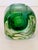 Glass Vintage Green and Blue Murano Sommerso Vase For Sale - Image 7 of 8