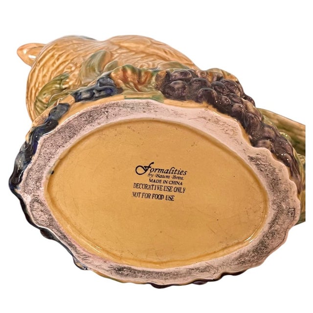 Auburn Vintage Duck Watering Can Decorative Piece Ceramic Bird Farmhouse For Sale - Image 8 of 8