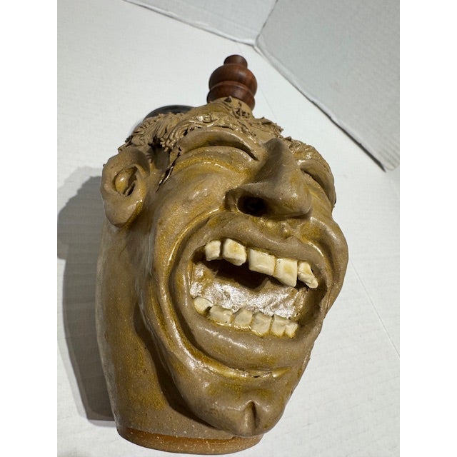 Ceramic Vintage Sandy Cole Face Jug For Sale - Image 7 of 13