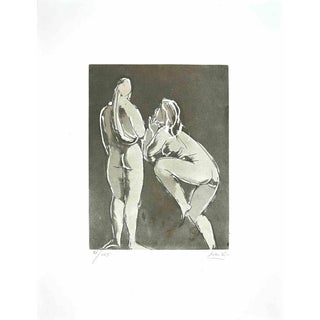 Giacomo Manzú, Dancers Edition of 125, 1970s, Etching For Sale
