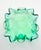 Emerald 1960s Mid-Century Murano-Style Sommerso Emerald Green Flared Scalloped Bowl For Sale - Image 8 of 10