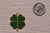 The 170th Street: Signed Large Size Four Leaf Clover. The clover features four lucky leaves finished with green enamel...