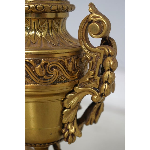 Vintage Louis XVI 19th Century Fire Screen Fireplace Andiron Set For Sale - Image 13 of 18