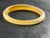 Vintage 1970s translucent lucite bangle bracelet, inspired by Bakelite. Minimalist, sleek and/or stackable, this mid-...