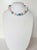 Aquamarine Morganite Beryl Beaded Necklace With Silver Clasp Porcelain Cameo Clasp For Sale - Image 4 of 11