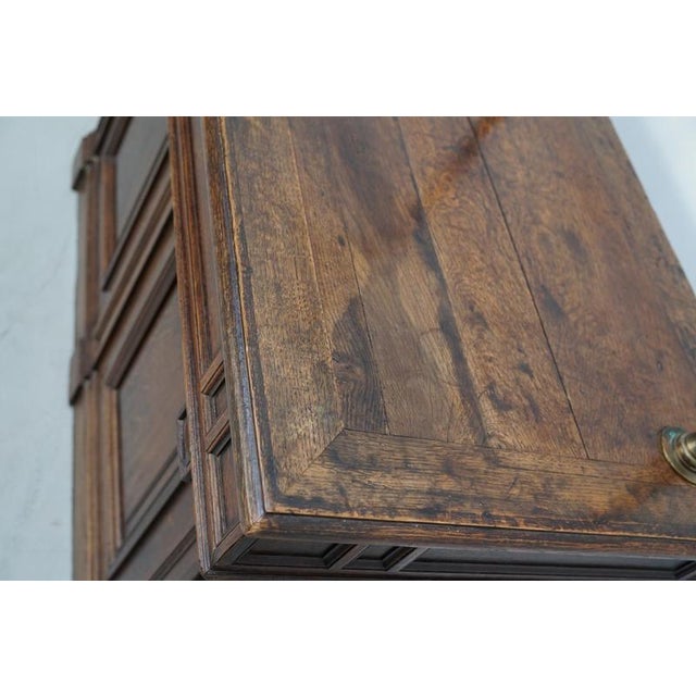 Antique 19th Century French Oak Shop Counter Cabinet For Sale - Image 4 of 18