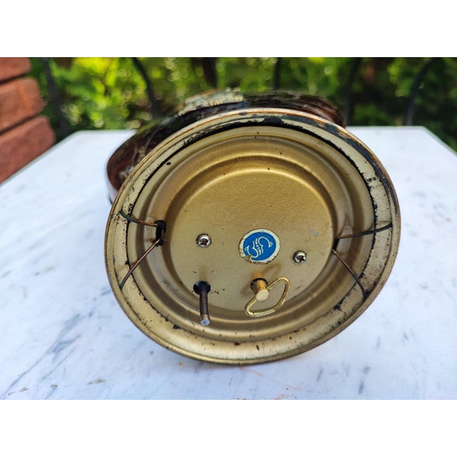 1960s Vintage Brass-Plated Glass Carafe, 1960s For Sale - Image 5 of 9